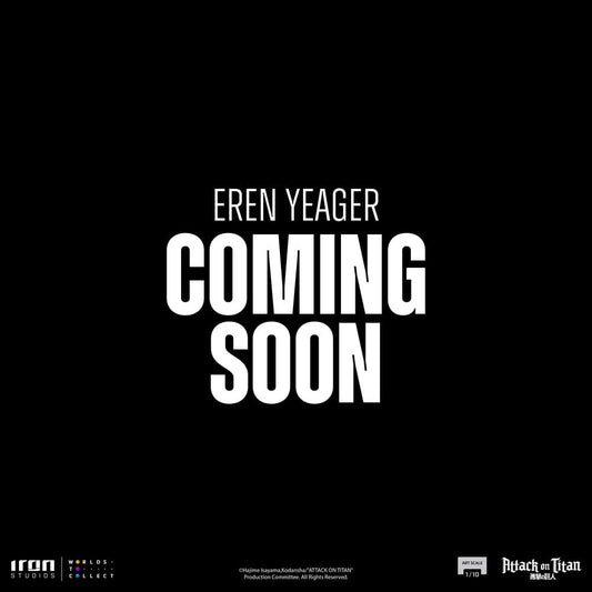 Attack on Titan Art Scale Statue 1/10 Eren Yeager 24 cm - Preorder - ETA: 25.02.2027