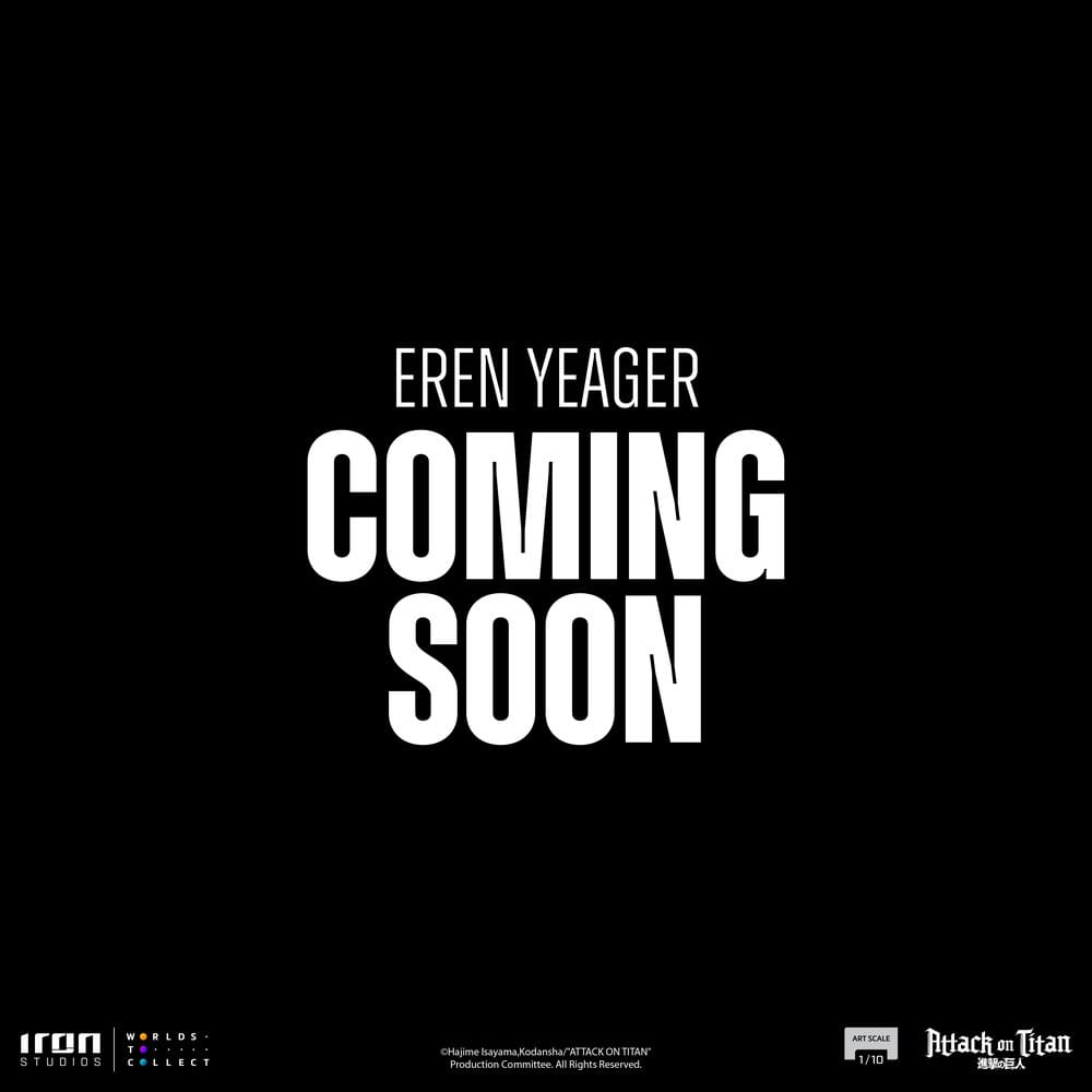 Attack on Titan Art Scale Statue 1/10 Eren Yeager 24 cm - Preorder - ETA: 25.02.2027