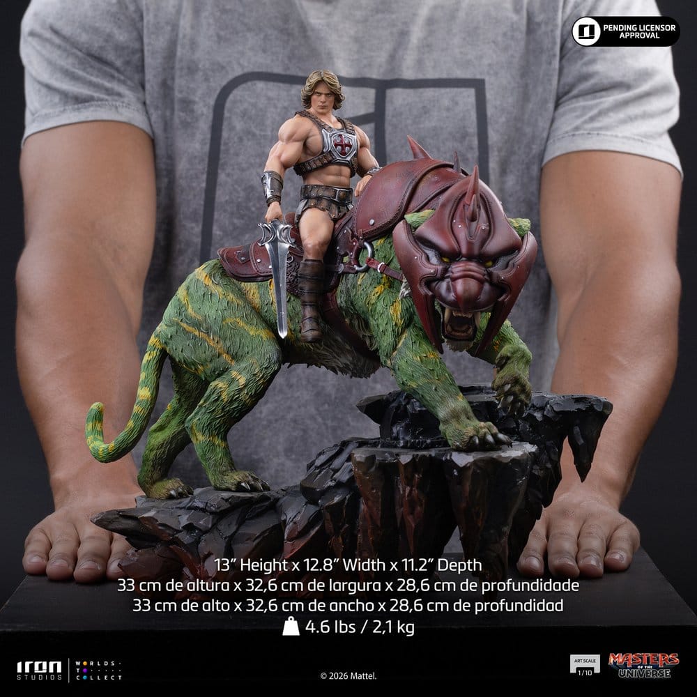 Masters of the Universe Art Scale Statue 1/10 He-Man and Battle Cat 33 cm - Preorder - ETA: 25.05.2027
