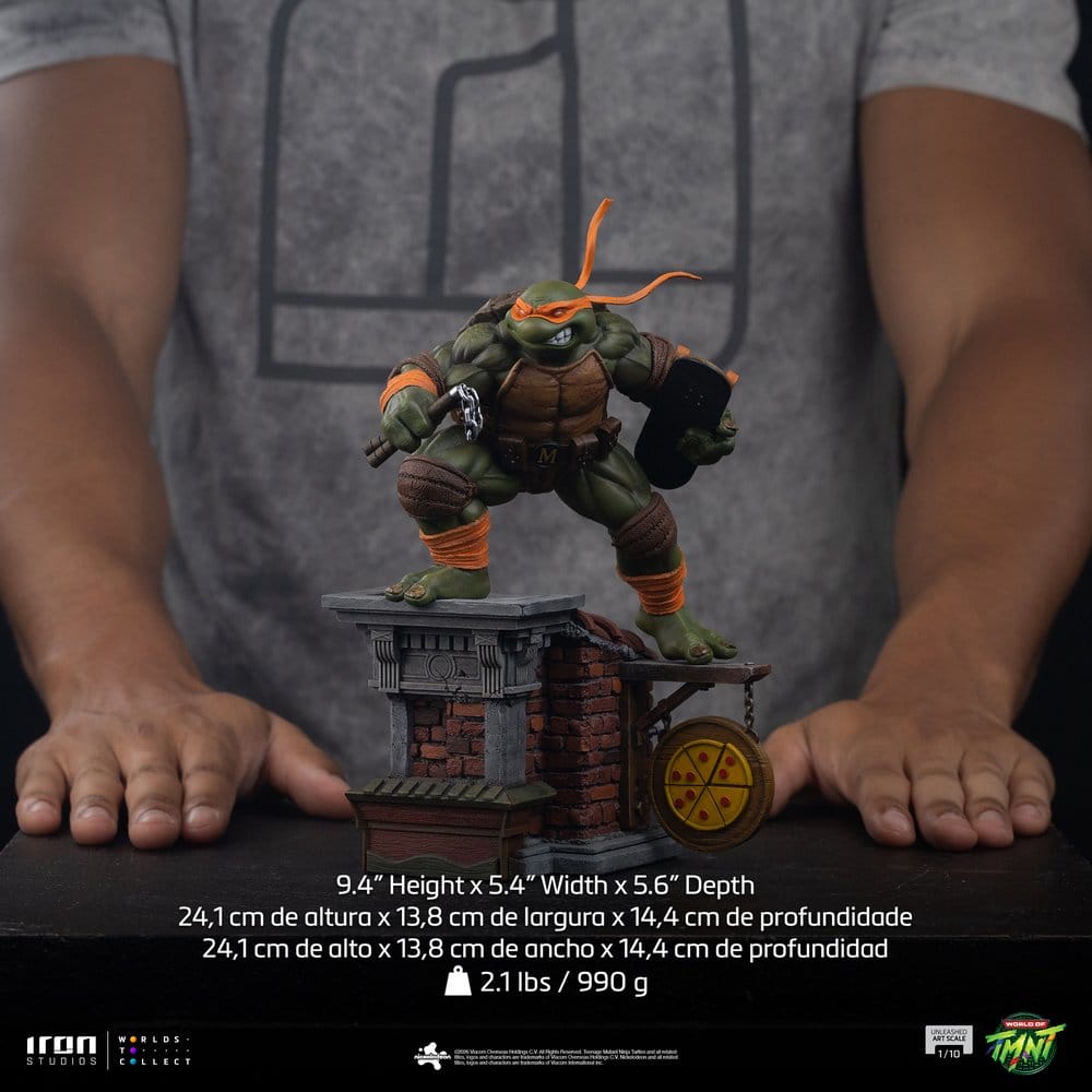 Teenage Mutant Ninja Turtles Art Scale Statue 1/10 Michelangelo Unleashed 24 cm - Preorder - ETA: 25.02.2027
