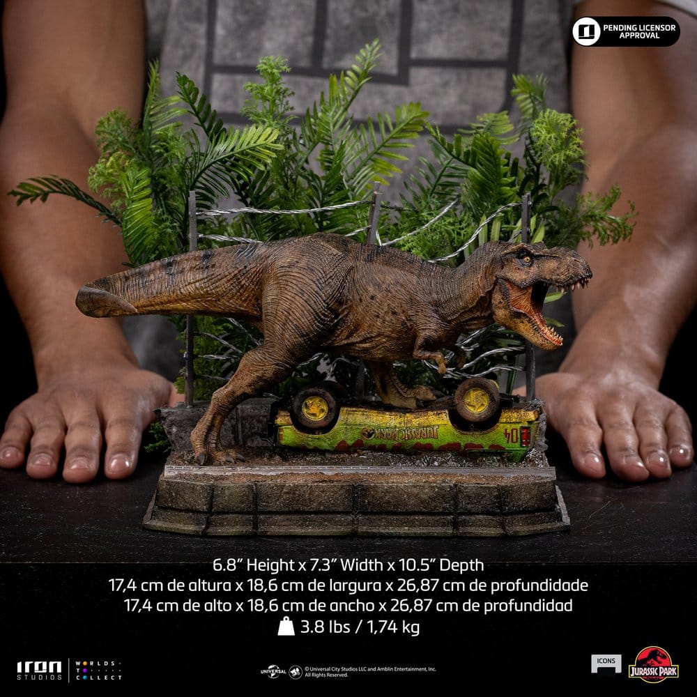 Jurassic Park Icons Statue T-Rex Breakout Set A 17 cm - Preorder - ETA: 25.05.2027
