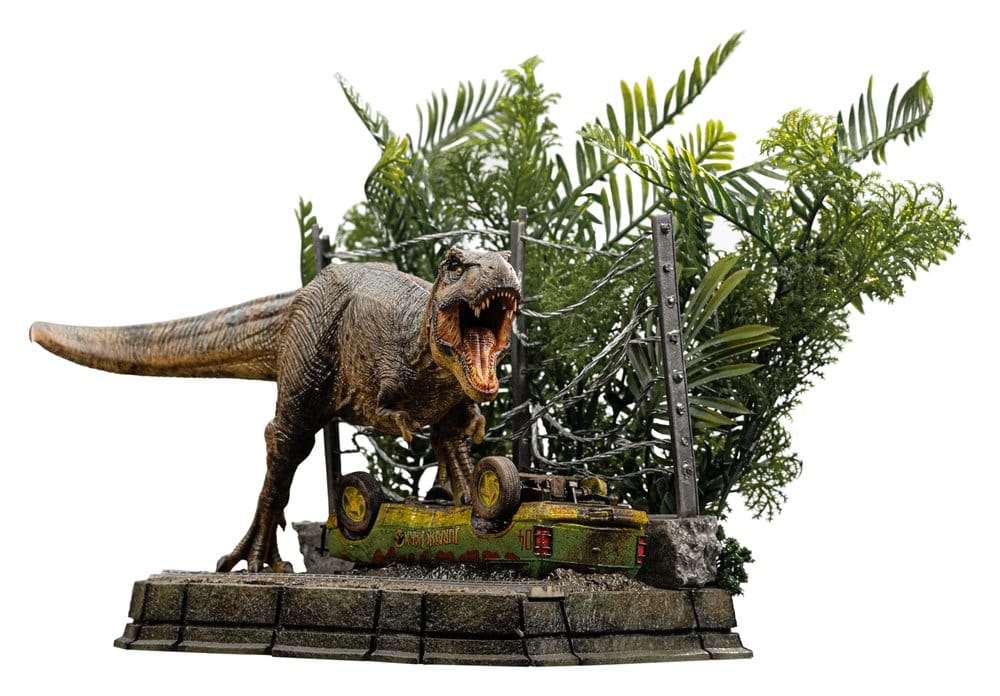 Jurassic Park Icons Statue T-Rex Breakout Set A 17 cm - Preorder - ETA: 25.05.2027