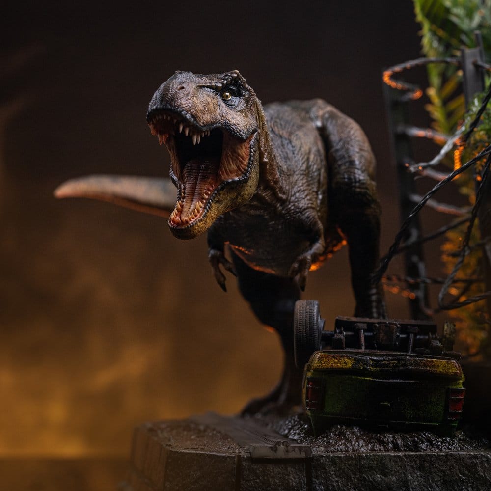 Jurassic Park Icons Statue T-Rex Breakout Set A 17 cm - Preorder - ETA: 25.05.2027
