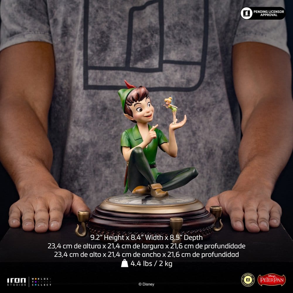 Peter Pan (1953) Art Scale Statue 1/10 Peter Pan & Tinkerbell 23 cm - Preorder - ETA: 25.05.2027