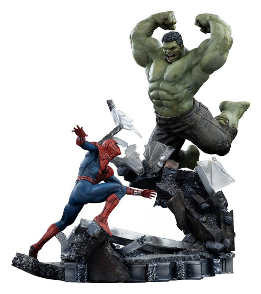 Marvel Comics Art Scale Statue 1/10 Spider-Man vs Hulk 38 cm - Preorder - ETA: 25.08.2027