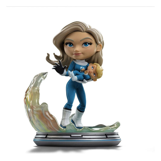Fantastic Four Mini Co. PVC Figur Invisible Woman and Franklin 15 cm       - Versand: 7 Tage nach Bestellung
