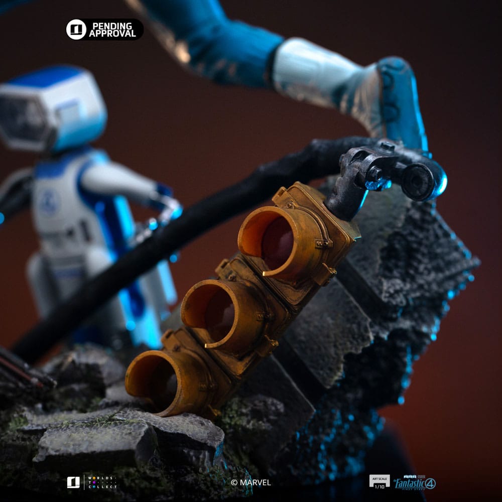 Fantastic Four Art Scale Statue 1/10 Mr. Fantastic and H.E.R.B.I.E 26 cm             - Versand: 5-7 Tage nach Bestellung