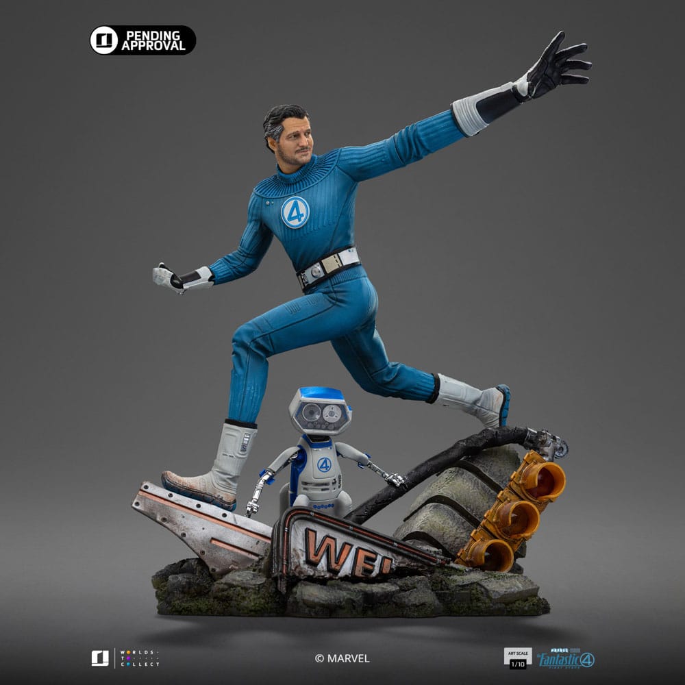Fantastic Four Art Scale Statue 1/10 Mr. Fantastic and H.E.R.B.I.E 26 cm             - Versand: 5-7 Tage nach Bestellung