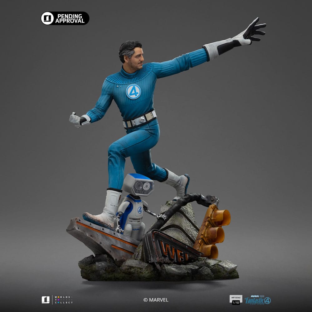 Fantastic Four Art Scale Statue 1/10 Mr. Fantastic and H.E.R.B.I.E 26 cm             - Versand: 5-7 Tage nach Bestellung