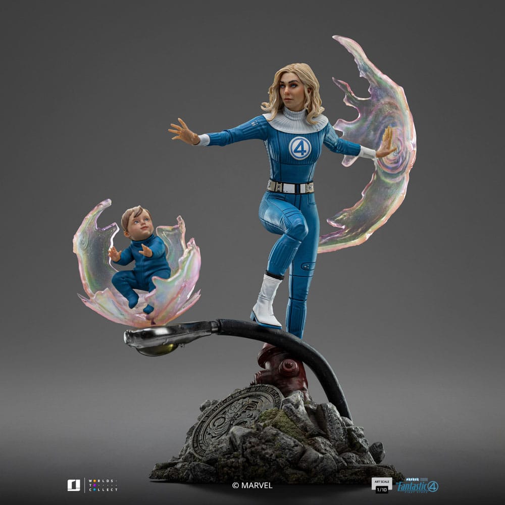Fantastic Four Art Scale Statue 1/10 Invisible Woman and Franklin 28 cm             - Preorder - ETA: 14.01.2026