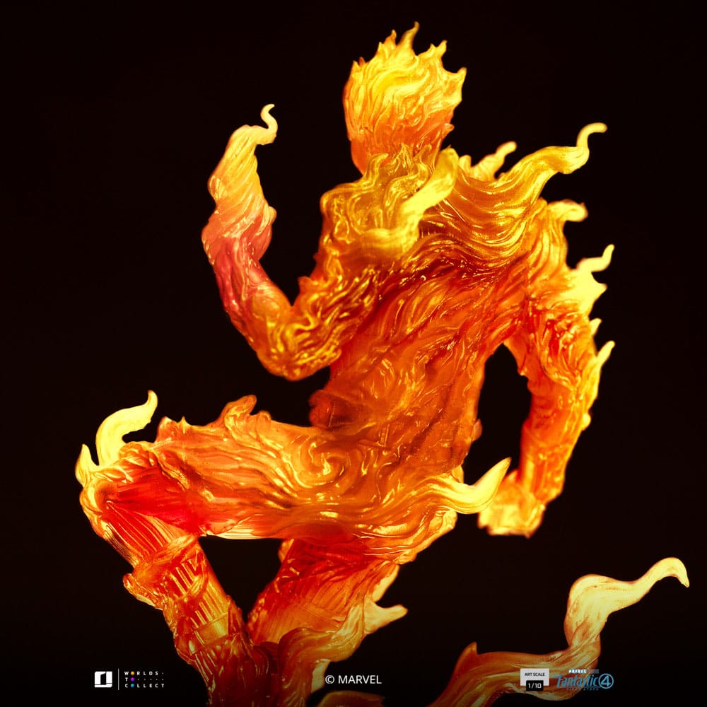 Fantastic Four Art Scale Statue 1/10 Human Torch 30 cm             - Versand: 7 Tage nach Bestellung