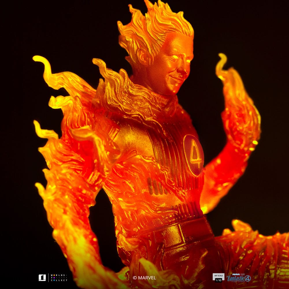 Fantastic Four Art Scale Statue 1/10 Human Torch 30 cm             - Versand: 7 Tage nach Bestellung