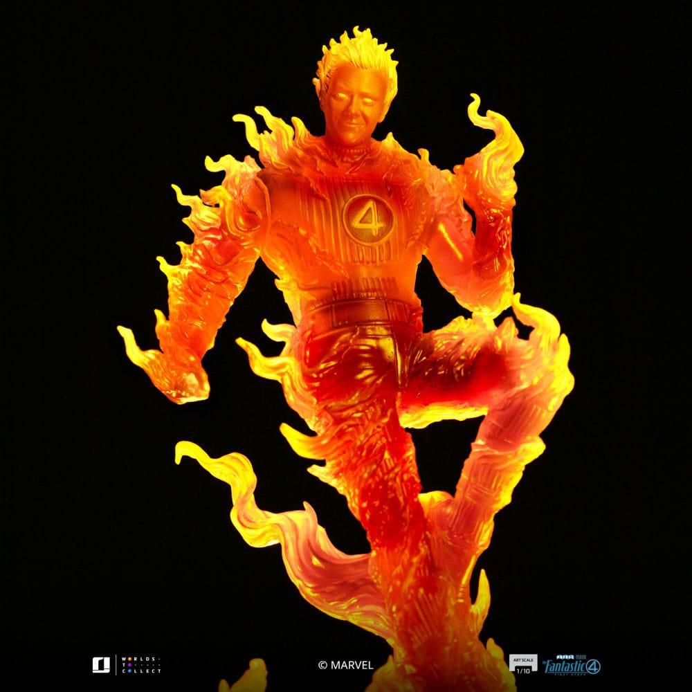 Fantastic Four Art Scale Statue 1/10 Human Torch 30 cm             - Versand: 7 Tage nach Bestellung