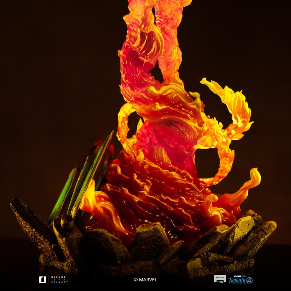 Fantastic Four Art Scale Statue 1/10 Human Torch 30 cm             - Versand: 7 Tage nach Bestellung