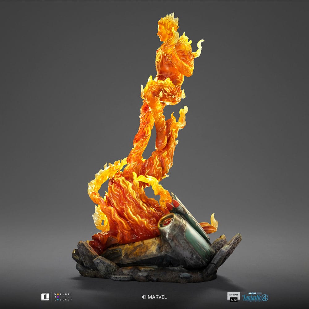 Fantastic Four Art Scale Statue 1/10 Human Torch 30 cm             - Versand: 7 Tage nach Bestellung