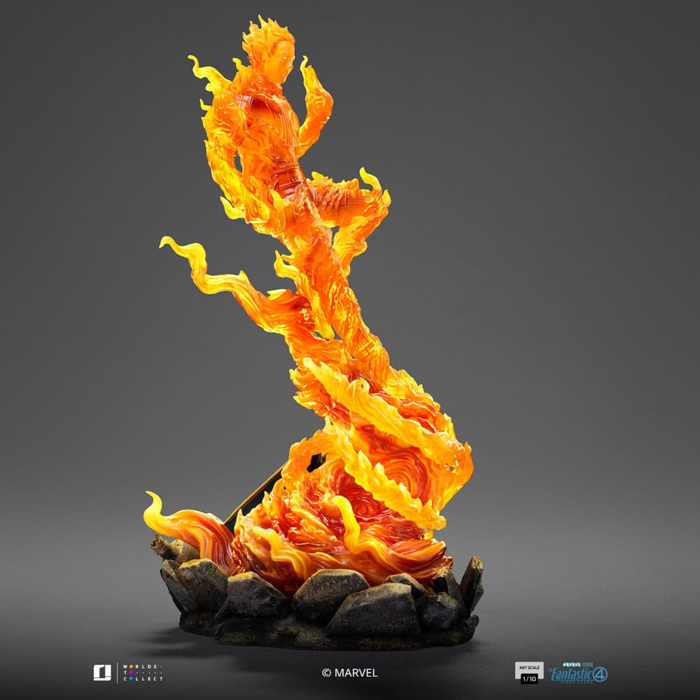 Fantastic Four Art Scale Statue 1/10 Human Torch 30 cm             - Versand: 7 Tage nach Bestellung