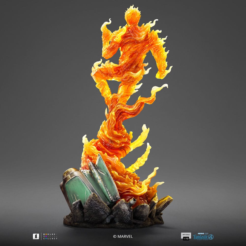 Fantastic Four Art Scale Statue 1/10 Human Torch 30 cm             - Versand: 7 Tage nach Bestellung