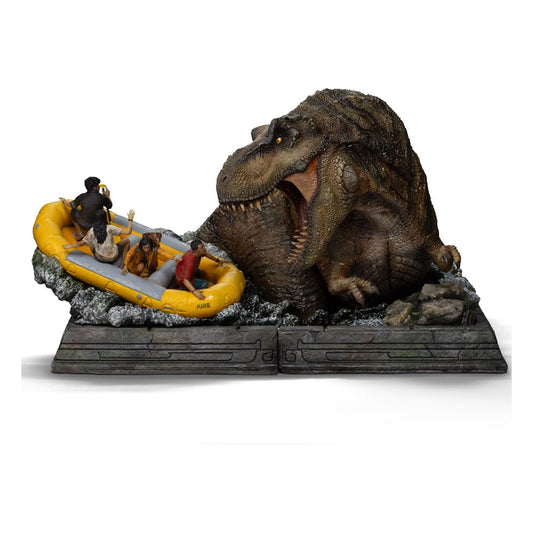 Jurassic World: Rebirth Demi Art Scale Statue 1/20  T-Rex River Attack 22 cm - Preorder - ETA: 25.05.2026