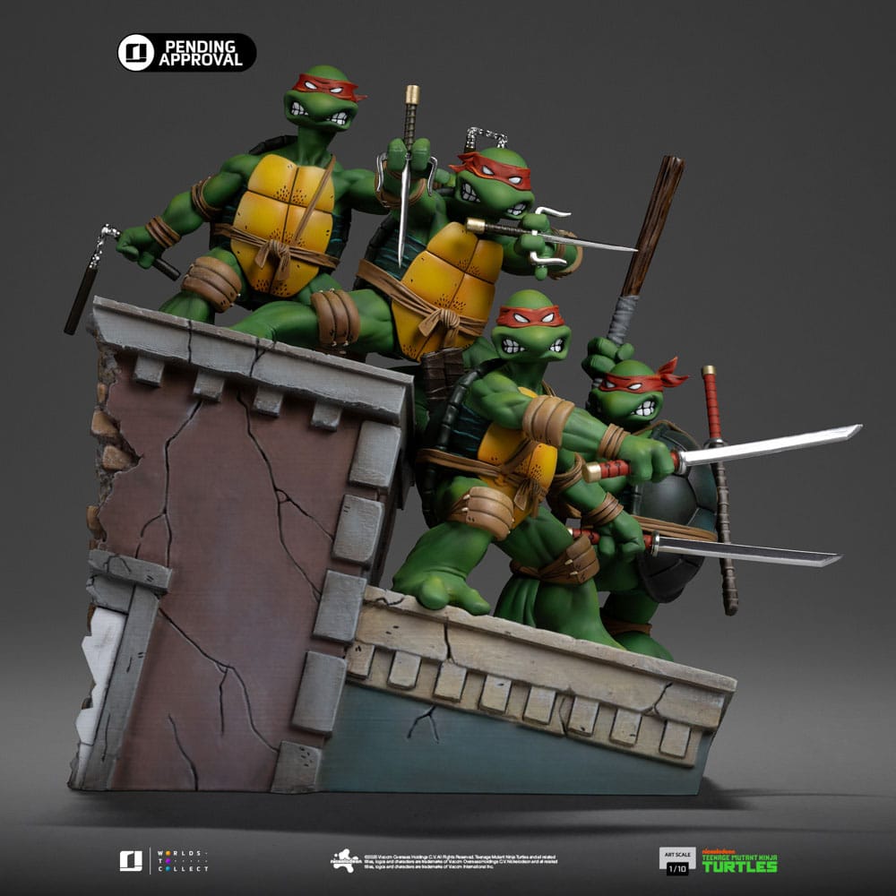 Teenage Mutant Ninja Turtles Art Scale Statue 1/10 Teenage Mutant Ninja Turtles Kevin Eastman Version 24 cm               - Preorder - ETA: 25.05.2026