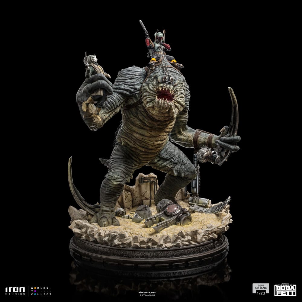 Das Buch von Boba Fett Demi Art Scale Statue 1/20 Boba Fett & Rancor 38 cm - Preorder - ETA: Mitte 08.2025