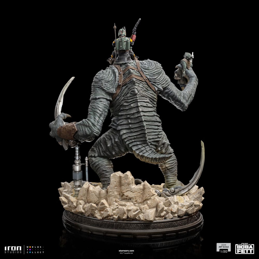 Das Buch von Boba Fett Demi Art Scale Statue 1/20 Boba Fett & Rancor 38 cm - Preorder - ETA: Mitte 08.2025