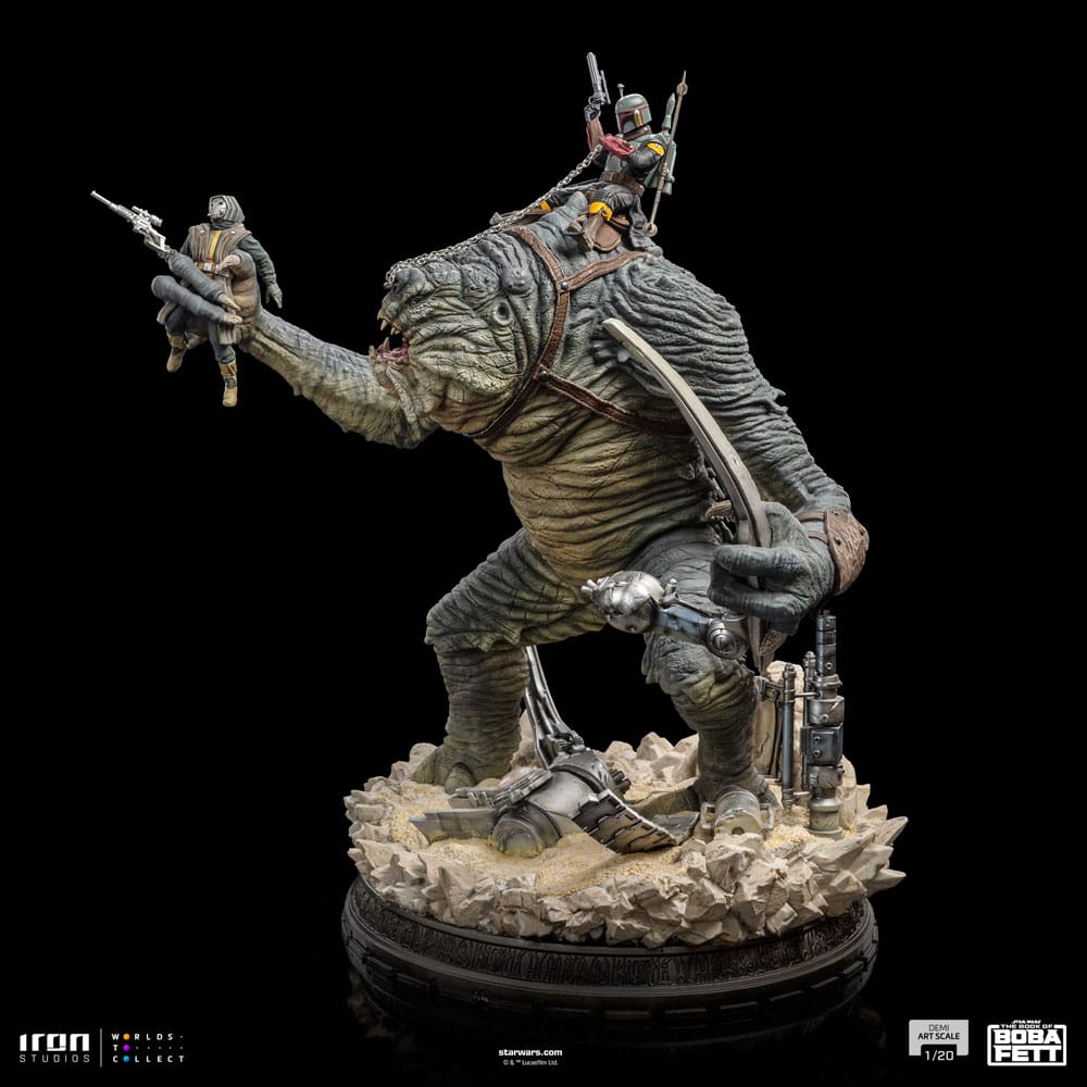 Das Buch von Boba Fett Demi Art Scale Statue 1/20 Boba Fett & Rancor 38 cm - Preorder - ETA: Mitte 08.2025