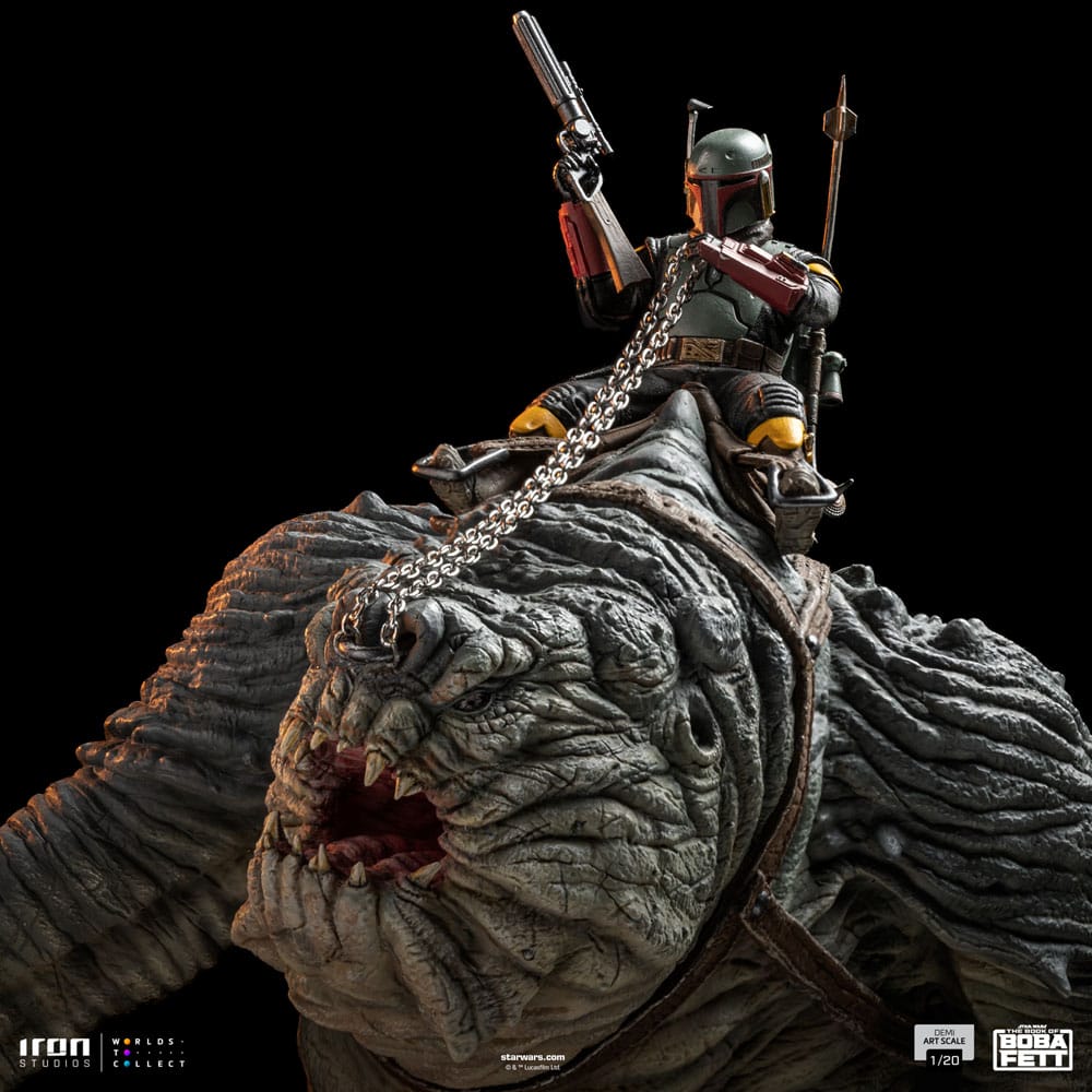 Das Buch von Boba Fett Demi Art Scale Statue 1/20 Boba Fett & Rancor 38 cm - Preorder - ETA: Mitte 08.2025