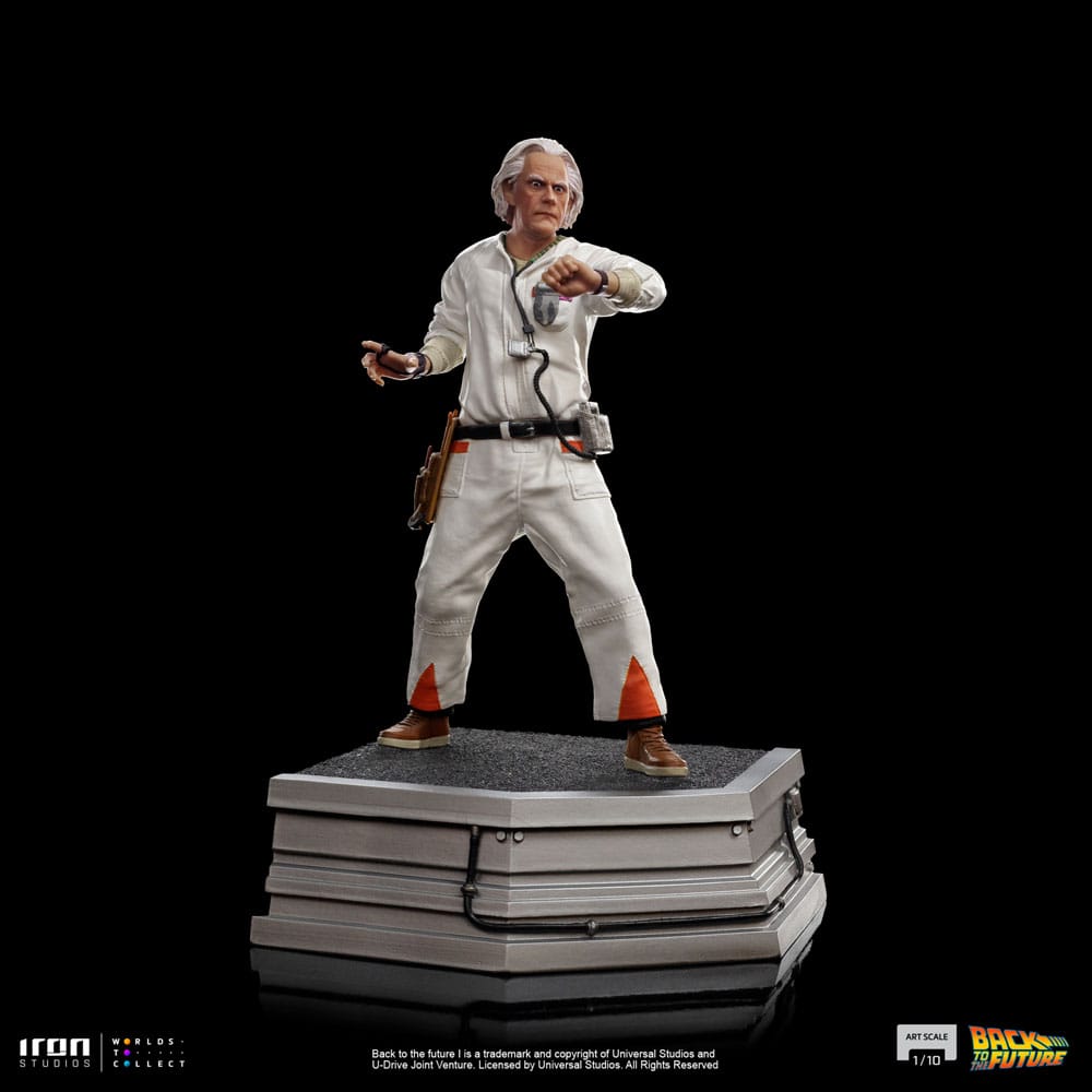 Zurück in die Zukunft Art Scale Statue 1/10 Doc Brown 22 cm - Versand: 5-7 Tage nach Bestellung