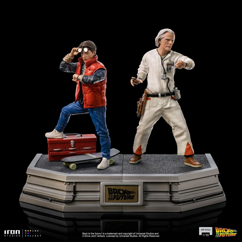 Zurück in die Zukunft Art Scale Statue 1/10 Doc Brown 22 cm - Versand: 5-7 Tage nach Bestellung