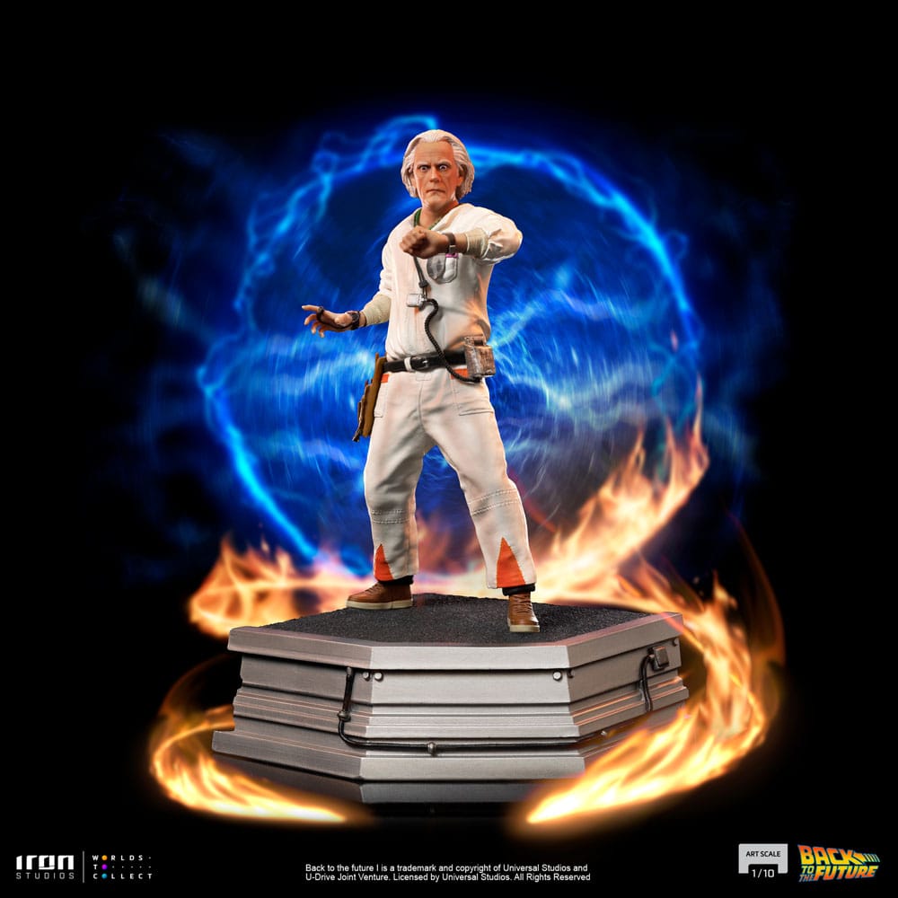 Zurück in die Zukunft Art Scale Statue 1/10 Doc Brown 22 cm - Versand: 5-7 Tage nach Bestellung