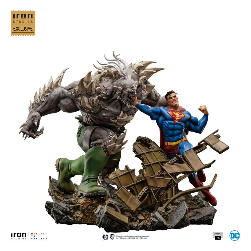 DC Comics BDS Art Scale Statue 1/10 Superman vs Doomsday heo EU Exclusive 30 cm - Versand: 7 Tage nach Bestellung