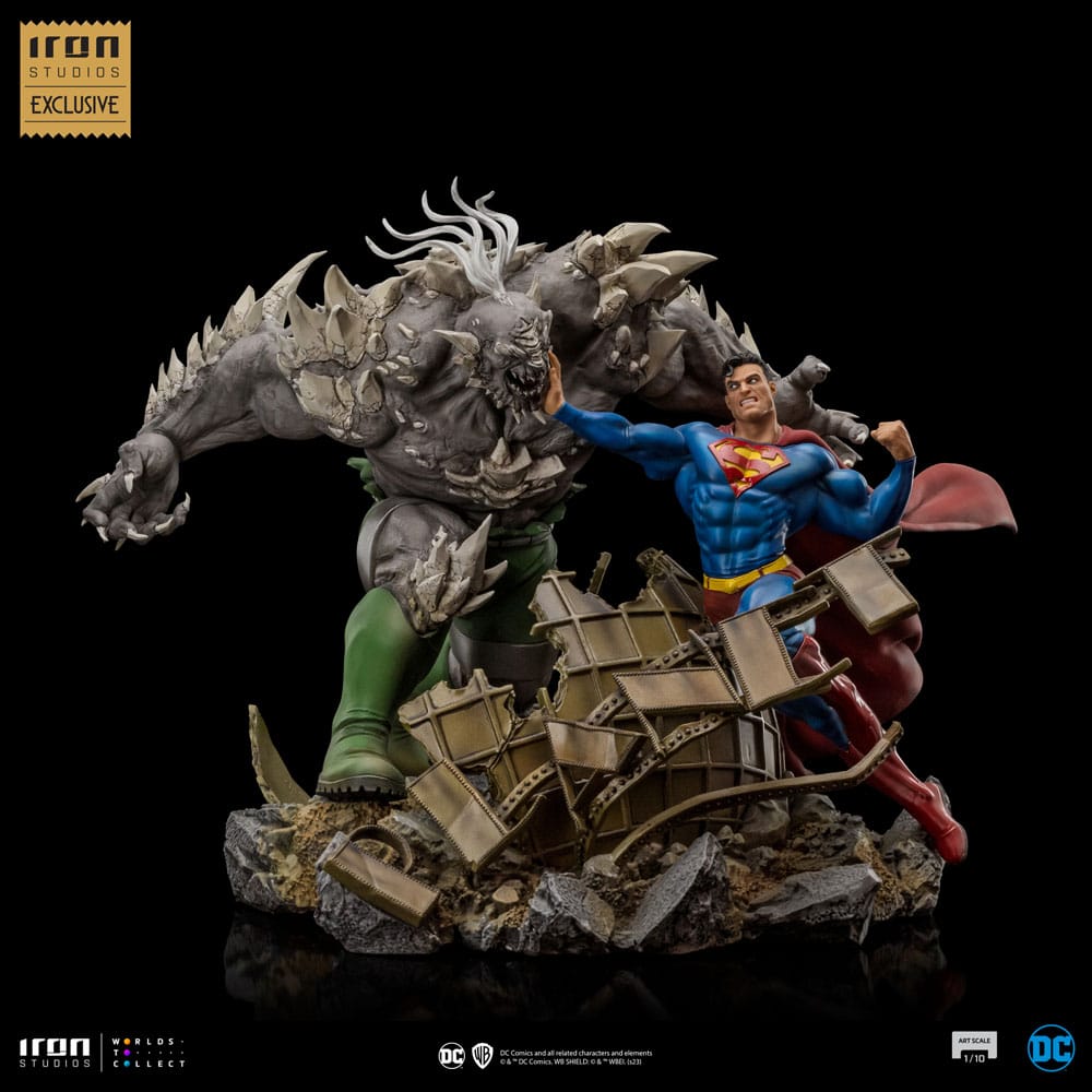 DC Comics BDS Art Scale Statue 1/10 Superman vs Doomsday heo EU Exclusive 30 cm - Versand: 7 Tage nach Bestellung