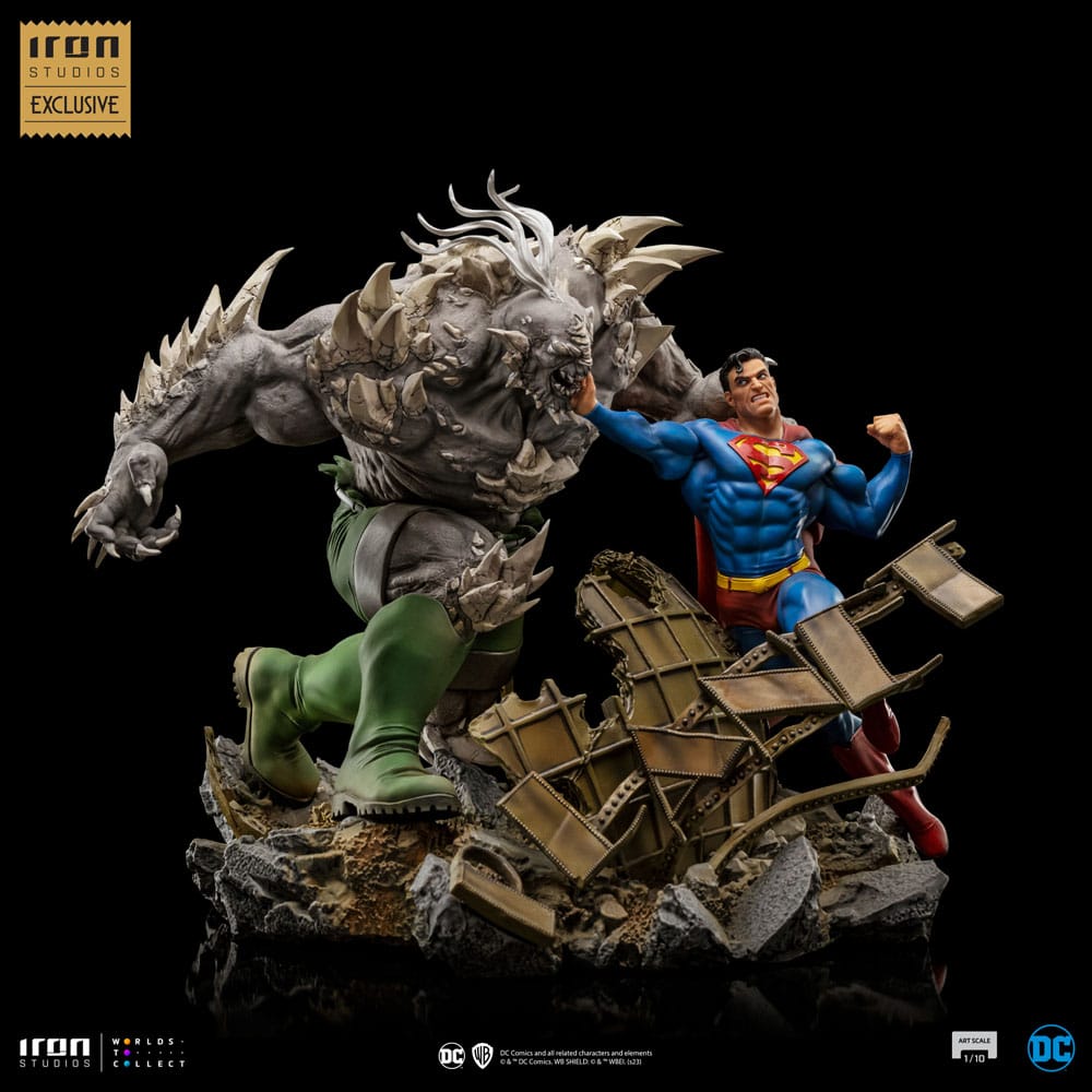 DC Comics BDS Art Scale Statue 1/10 Superman vs Doomsday heo EU Exclusive 30 cm - Versand: 7 Tage nach Bestellung