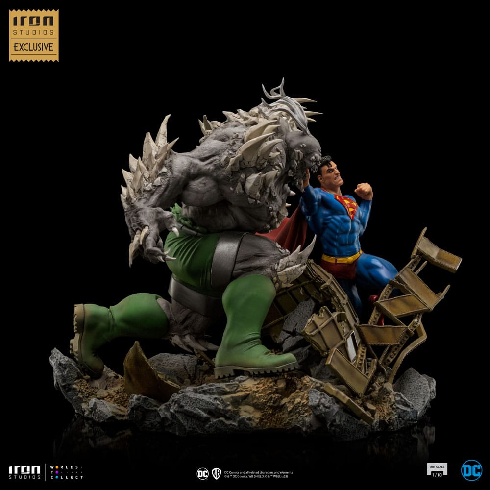 DC Comics BDS Art Scale Statue 1/10 Superman vs Doomsday heo EU Exclusive 30 cm - Versand: 7 Tage nach Bestellung