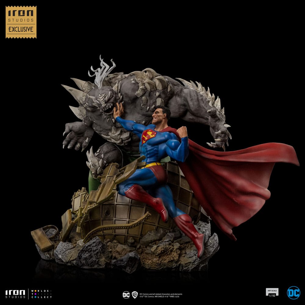 DC Comics BDS Art Scale Statue 1/10 Superman vs Doomsday heo EU Exclusive 30 cm - Versand: 7 Tage nach Bestellung