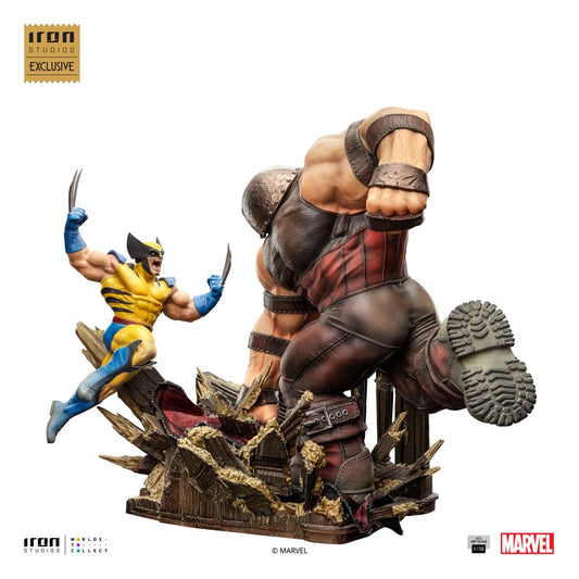 Marvel BDS Art Scale Statue 1/10 Wolverine vs Juggernaut heo EU Exclusive 30 cm - Versand: 7 Tage nach Bestellung