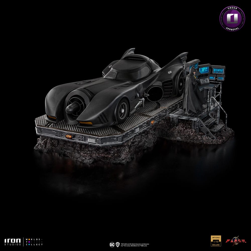 DC Comics Art Scale Deluxe Statue 1/10 The Flash Movie Batmobile 31 cm - Versand: 7 Tage nach Bestellung