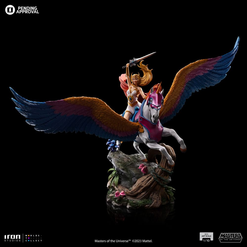 Masters of the Universe BDS Art Scale Statue 1/10 She-Ra and Swiftwind 42 cm - Versand: 5-7 Tage nach Bestellung