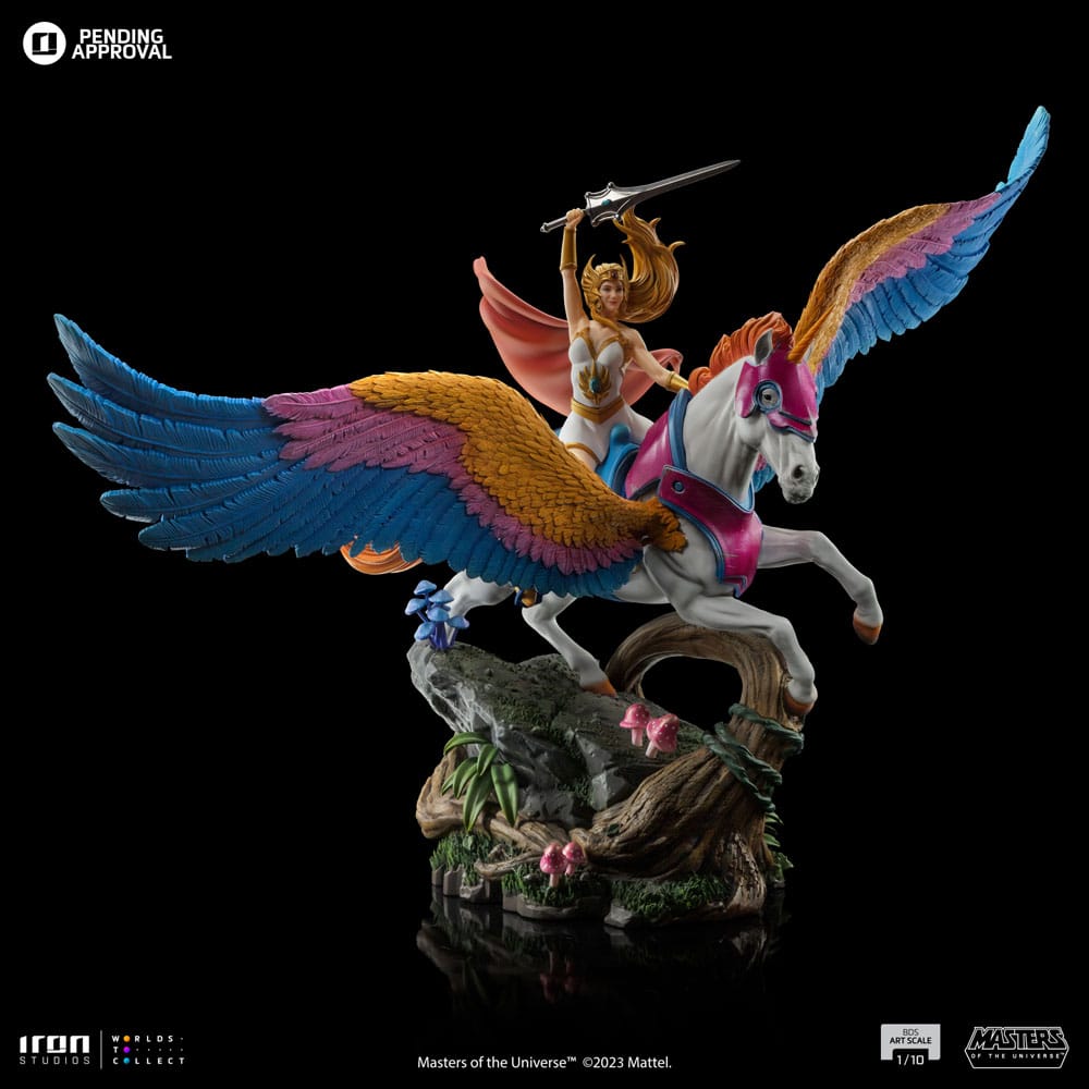Masters of the Universe BDS Art Scale Statue 1/10 She-Ra and Swiftwind 42 cm - Versand: 5-7 Tage nach Bestellung