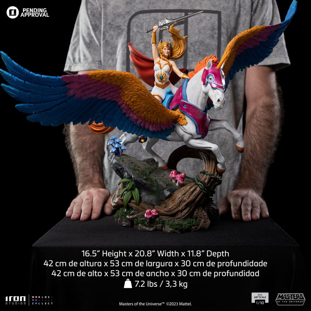 Masters of the Universe BDS Art Scale Statue 1/10 She-Ra and Swiftwind 42 cm - Versand: 5-7 Tage nach Bestellung