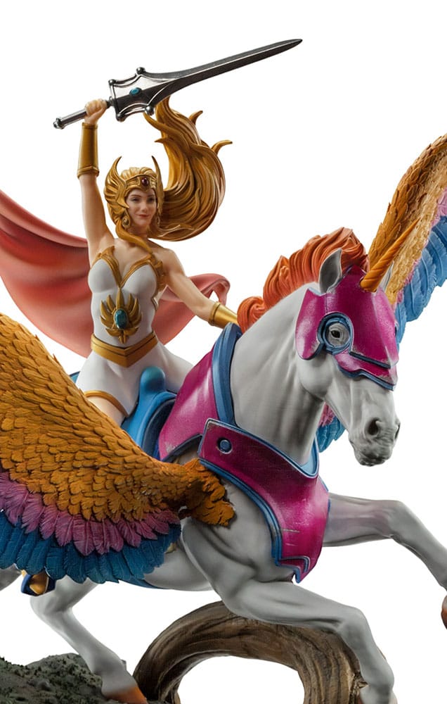 Masters of the Universe BDS Art Scale Statue 1/10 She-Ra and Swiftwind 42 cm - Versand: 5-7 Tage nach Bestellung