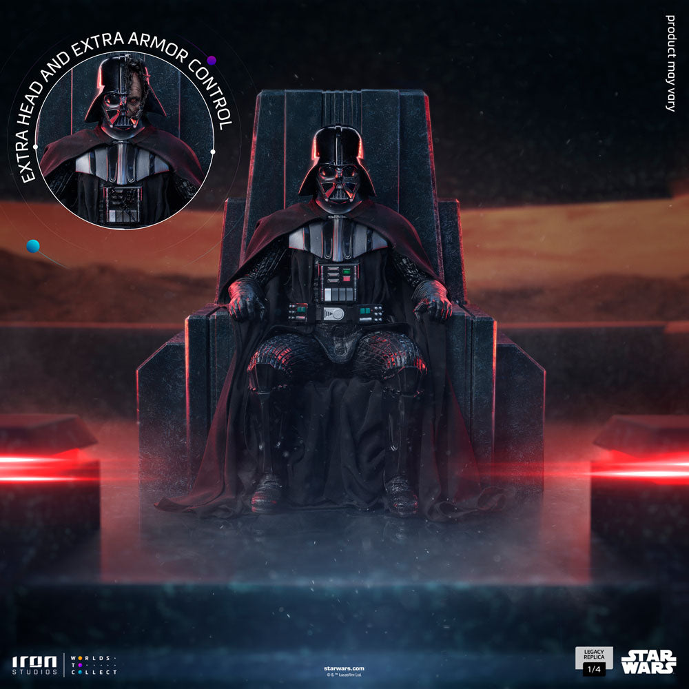 Star Wars Legacy Replica Statue 1/4 Darth Vader on Throne 48 cm - sofort lieferbar