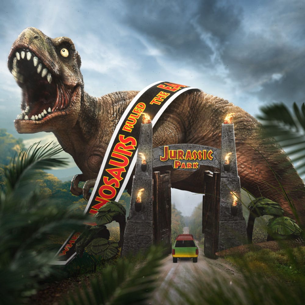 Jurassic Park Mini Co. PVC Figur T-Rex Illusion Deluxe 15 cm - Preorder - ETA: 17.10.2025