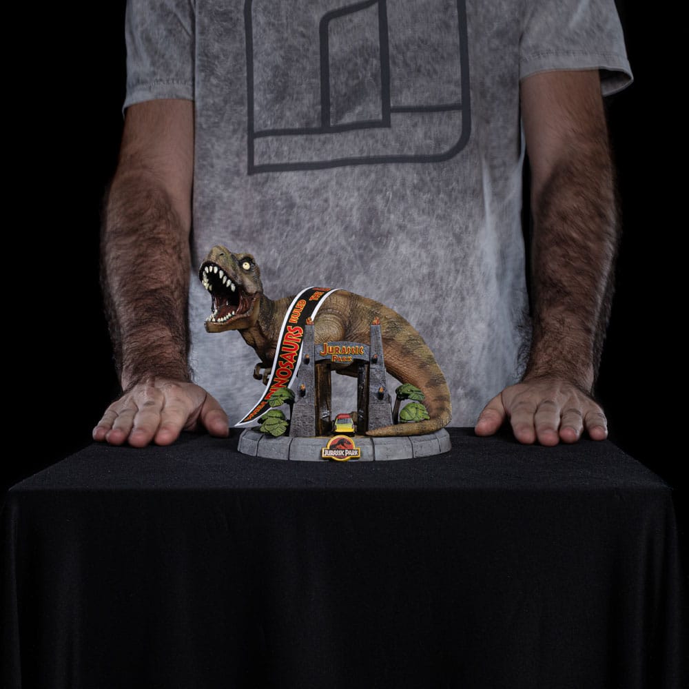 Jurassic Park Mini Co. PVC Figur T-Rex Illusion Deluxe 15 cm - Preorder - ETA: 17.10.2025