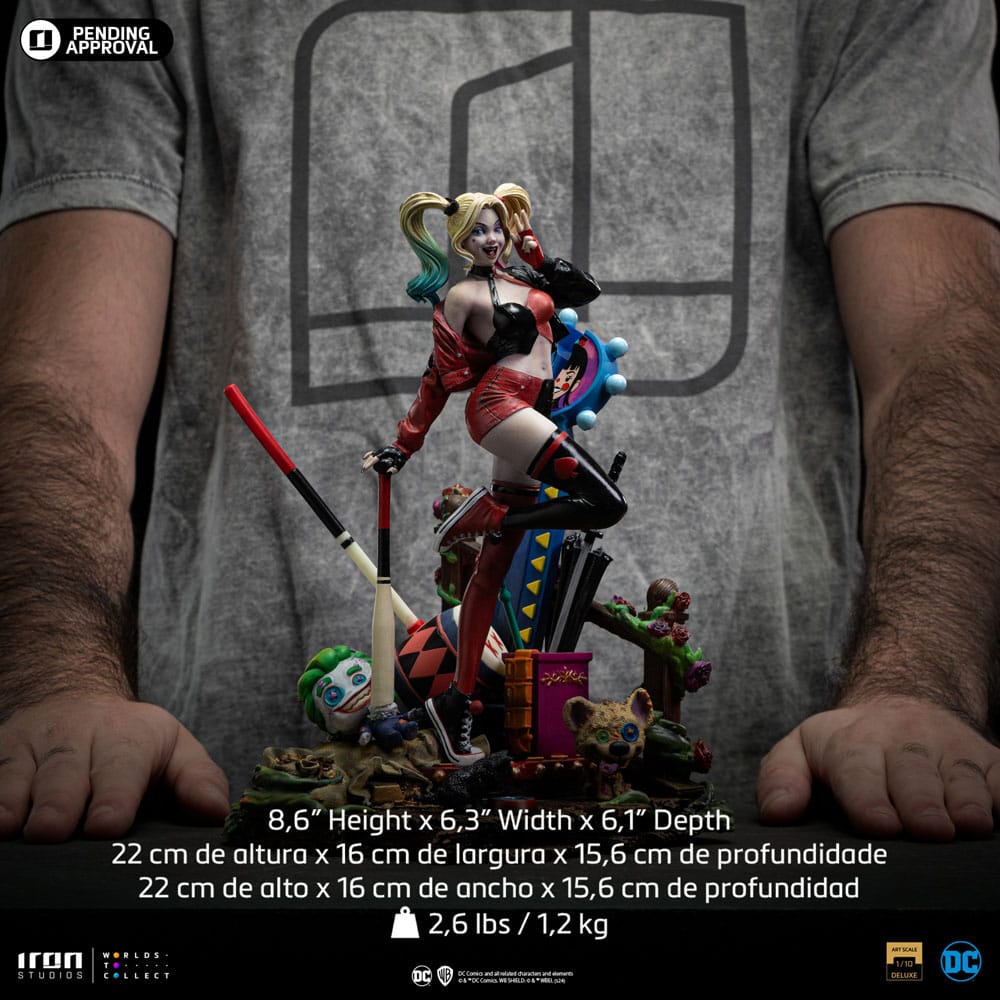 DC Comics Deluxe Art Scale Statue 1/10 Harley Quinn (Gotham City Sirens) 22 cm - Preorder - ETA: Ende 05.2025