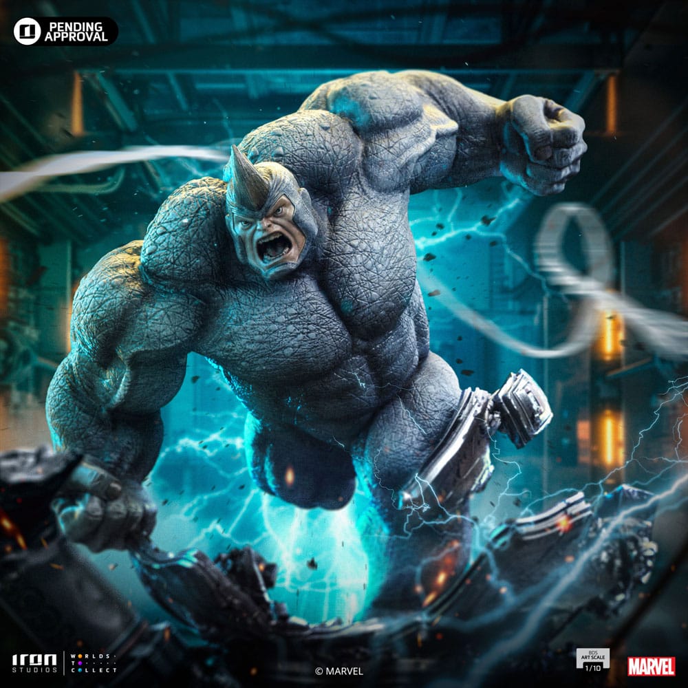 Marvel BDS Art Scale Statue 1/10 Rhino 26 cm   - Versand: 5-7 Tage nach Bestellung