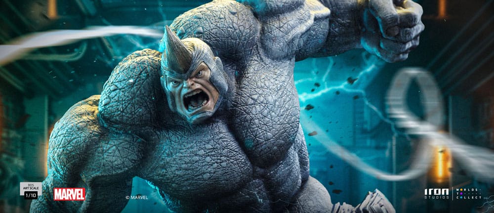 Marvel BDS Art Scale Statue 1/10 Rhino 26 cm   - Versand: 5-7 Tage nach Bestellung