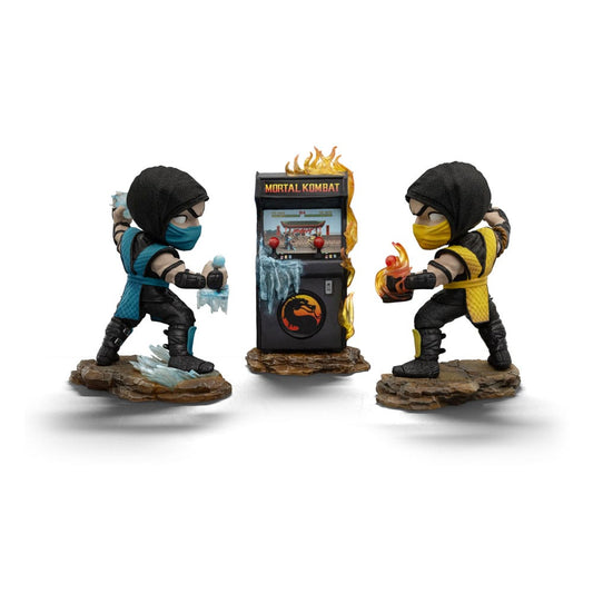Mortal Kombat Mini Co. PVC Figuren Scorpion vs. Subzero Arcade Set 15 cm - Versand: 7 Tage nach Bestellung