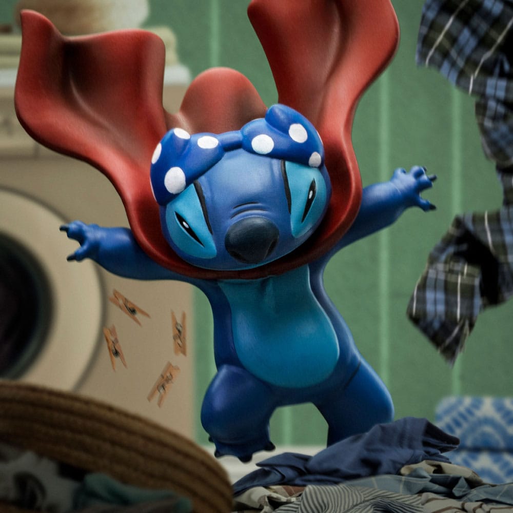 Lilo & Stitch Art Scale Statue 1/10 Stitch Laundry 19 cm   - Versand: 7 Tage nach Bestellung