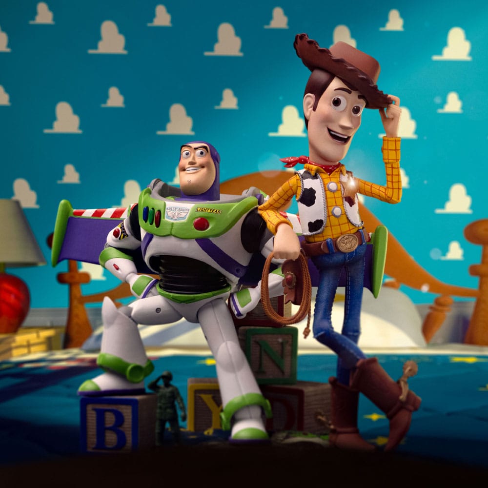 Toy Story Deluxe Art Scale Statue 1/10 Buzz & Woody 38 cm    - Versand: 7 Tage nach Bestellung
